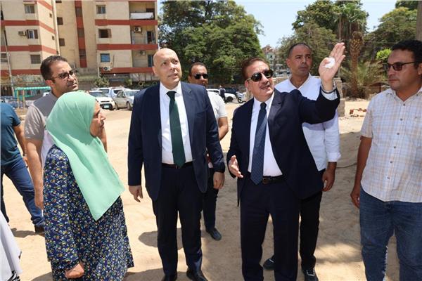 محافظ المنوفية يتفقد مشروع مكتبة مصر العامة بكفر المصيلحة 