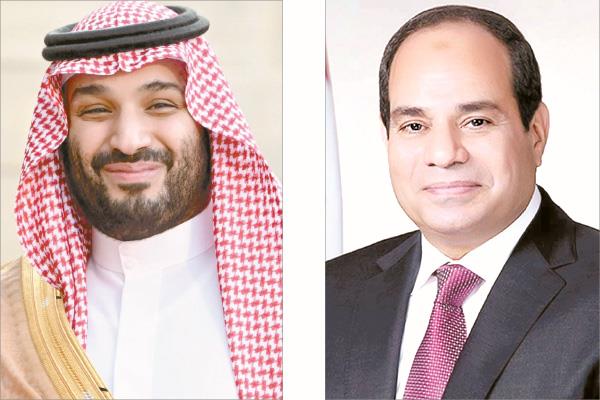 الرئيس عبد الفتاح السيسى - الأمير محمد بن سلمان
