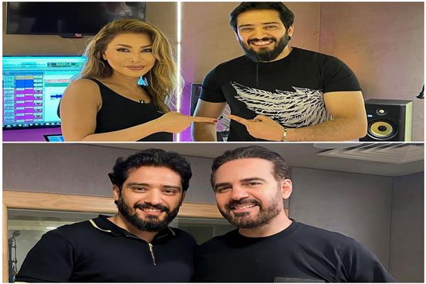 أحمد زعيم مع نوال الزغبي ووائل جسار
