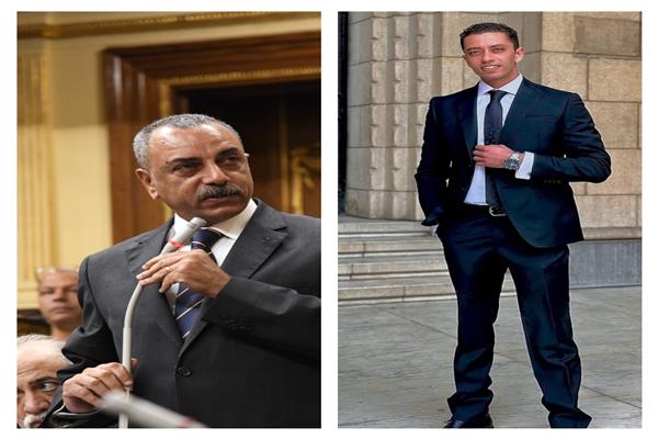 النائب إيهاب الطماوي ونجله المستشار وسام وكيل النائب العام