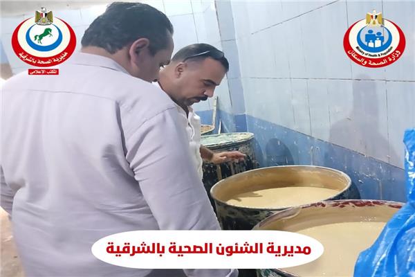 غلق مصنع لحلويات المولد النبوي الشريف بالشرقية