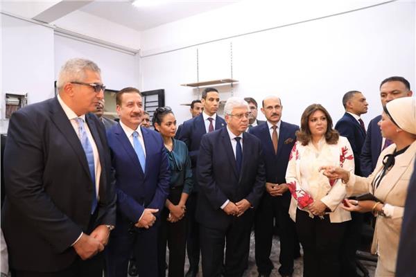 وزير التعليم العالي يتفقد عددًا من المشروعات التعليمية والصحية بجامعة مدينة السادات 