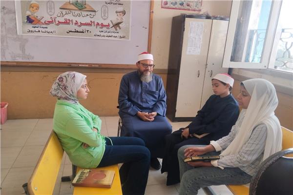 فعاليات اليوم العالمي للسرد القرآني بالمعاهد الأزهرية بالمنيا