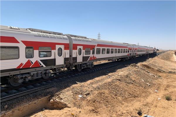 استعادة حركة القطارات على خط الإسكندرية – مطروح