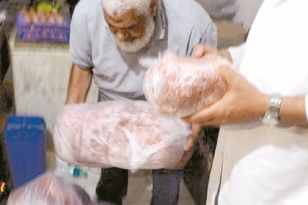 ضبط لحوم مفرومة مجهولة المصدر