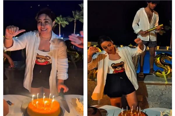 بوسي تحتفل بعيد ميلادها