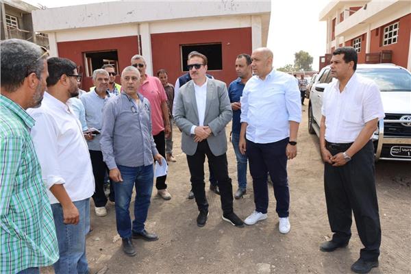 محافظ المنوفية يتفقد محطة معالجة صرف صحى بهناى باستثمارات 250 مليون ..صور