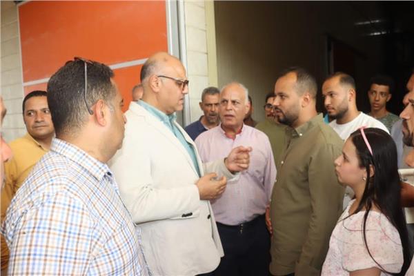 جانب من جولة محافظ القليوبية بعدد من المنشآت الزراعية بقرى مركز بنها