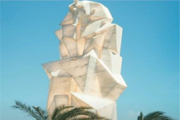 تمثال أمام بوابة طريق مصر- إسكندرية