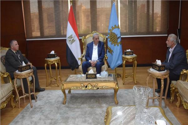  محافظ الغربية يستقبل رئيس الجامعة التكنولوجية بسمنود