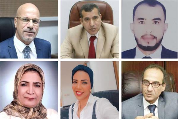 احمد مجاهد ود انتصار محمد وعادل ضرغام ومحمود الضبع ود. هويدا صالح ود هيثم الحاج علي