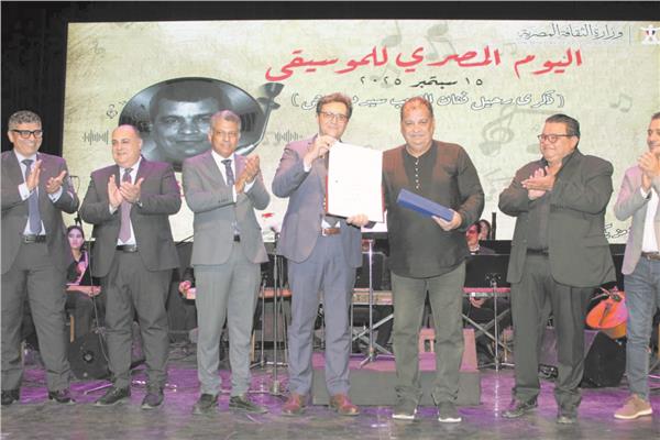 وزير الثقافة فى احتفالية اليوم المصرى للموسيقى