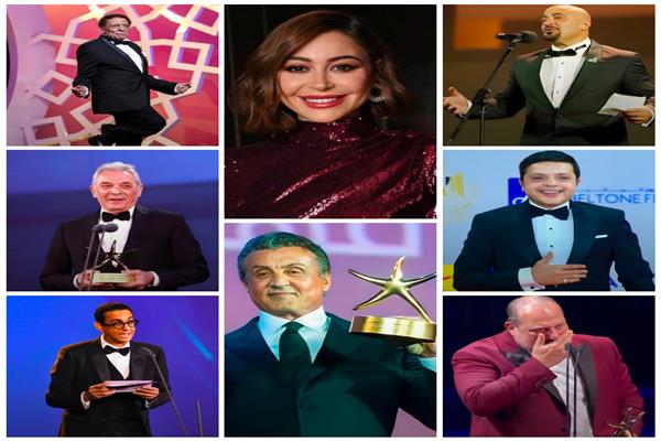 نجوم فازوا بجائزة الإنجاز الابداعي من مهرجان الجونة قبل منة شلبي