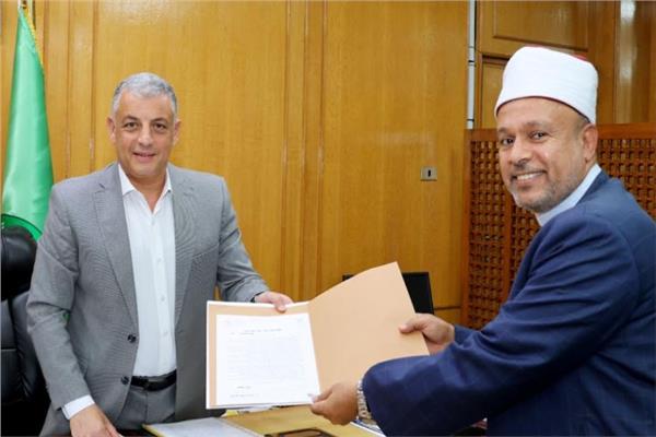 الشيخ عبدالخالق عطيفي وكيل وزارة الأوقاف بالإسماعيلية