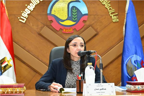 الدكتورة جاكلين عازر  محافظ البحيرة