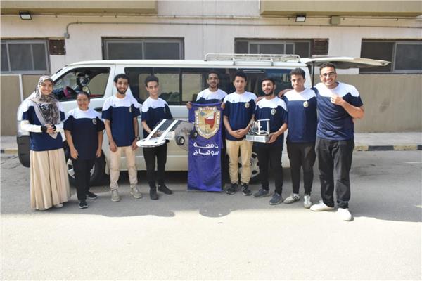 جامعة سوهاج تفوز بالمركز الثالث علي مستوي ٢٤ جامعة مصريه