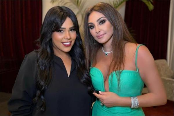 شيماء سيف تخطف الأنظار برفقة إليسا