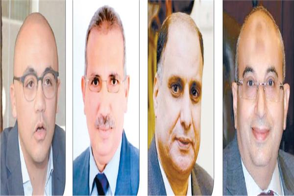  أشرف عبدالغنى و د. عرفان فوزى و د. عادل عامر و أحمد حسام