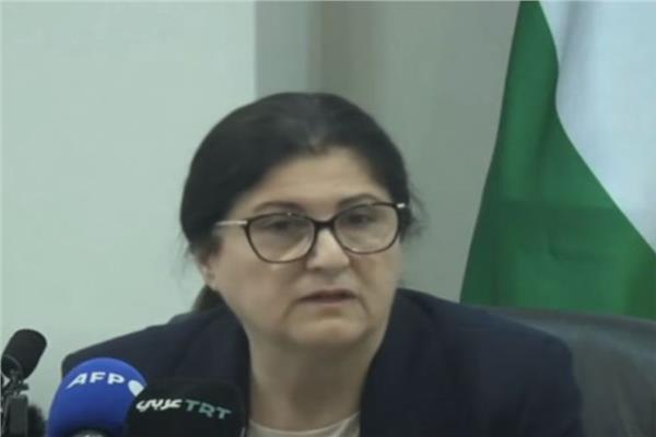 فارسين شاهين وزيرة الخارجية الفلسطينية