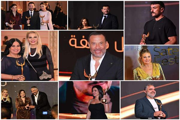 نجوم الفن في مهرجان الفضائيات