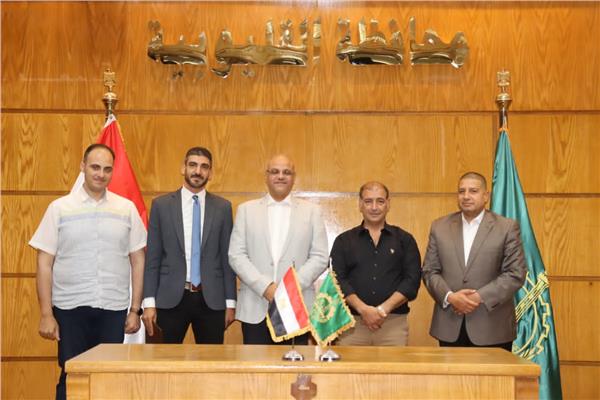 مراسم توقيع مذكرة تفاهم مع شركة متخصصة في مجال تصنيع العائمات النيلية