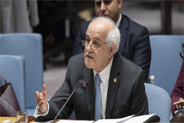 مندوب فلسطين الدائم لدى الأمم المتحدة، السفير رياض منصور