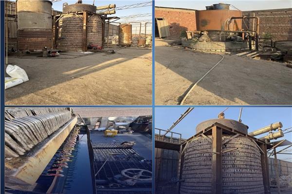 مصنع لإعادة تدوير زيوت السيارات المستعملة
