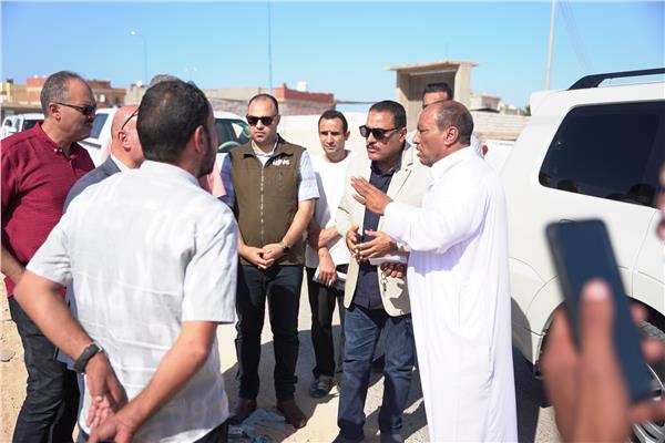  محافظ مطروح يقوم بجولة ميدانية