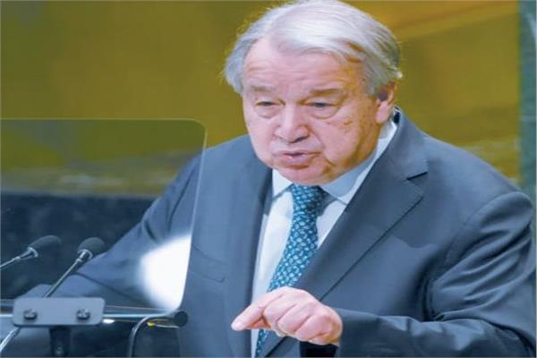 أنطونيو جوتيريش فى افتتاح أعمال الدورة