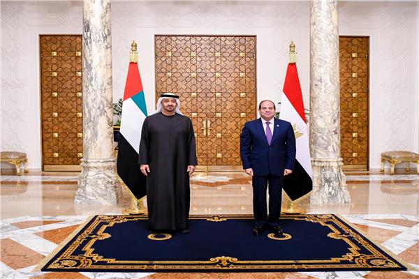 الرئيس السيسي والشيخ محمد بن زايد 