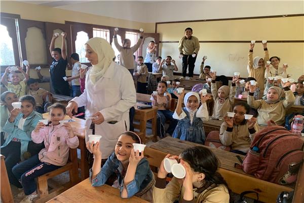 صحة كفر الشيخ تعلن بدء فحص طلاب المدارس ضد البلهارسيا والطفيليات المعوية