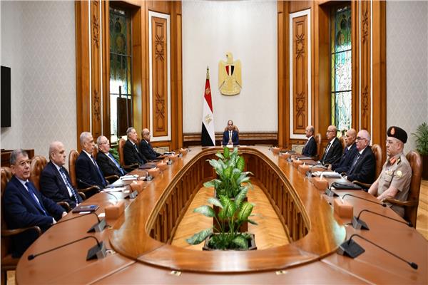 السيد الرئيس عبد الفتاح السيسي خلال الاجتماع