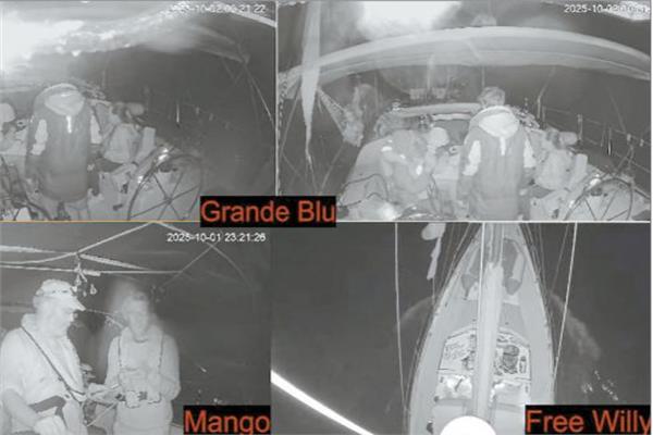 لقطات للحظة اعتقال إسرائيل للناشطين