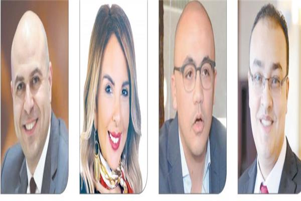  د. أحمد معطى و  أحمد حسام عوض و د. منى وهبة و رامى فتح الله