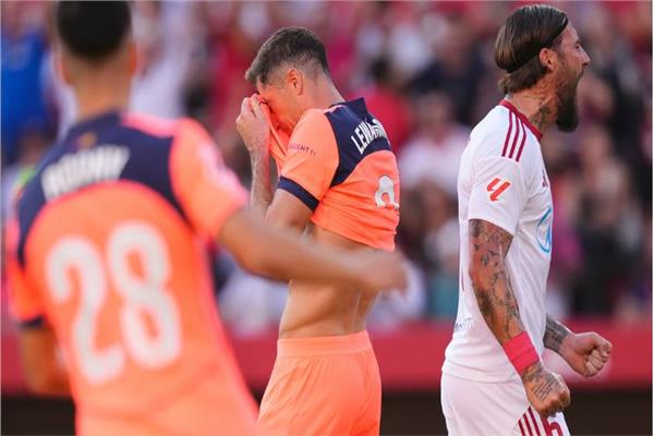 مباراة برشلونة وإشبيلية أمس