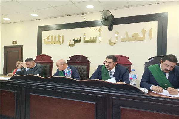 هيئة المحكمة برئاسة المستشار عصام محمد عبده السيد