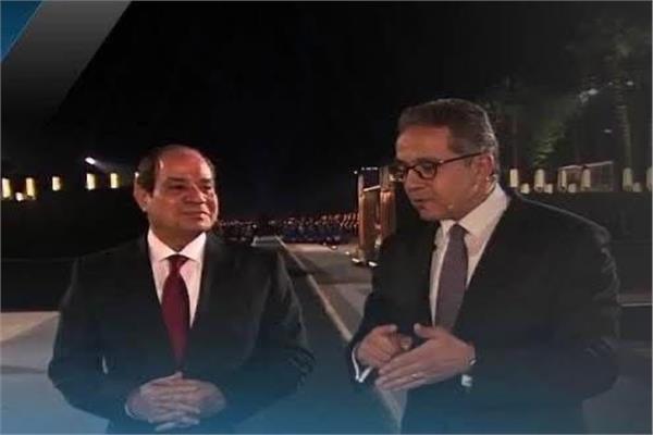 الرئيس عبدالفتاح السيسي والدكتور خالد العناني