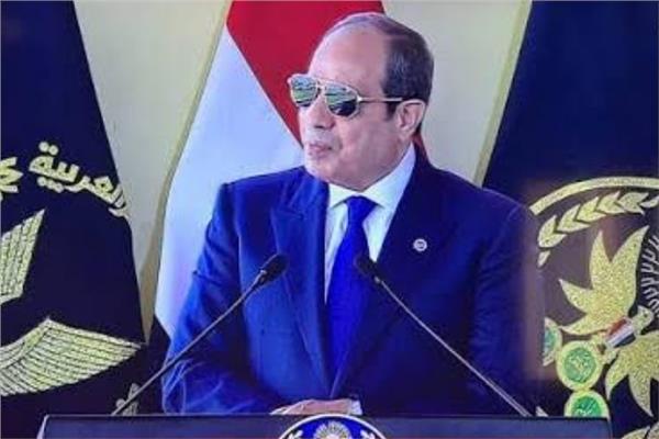 كلمة الرئيس عبد الفتاح السيسي خلال حفل تخرج دفعة جديدة من أكاديمية الشرطة
