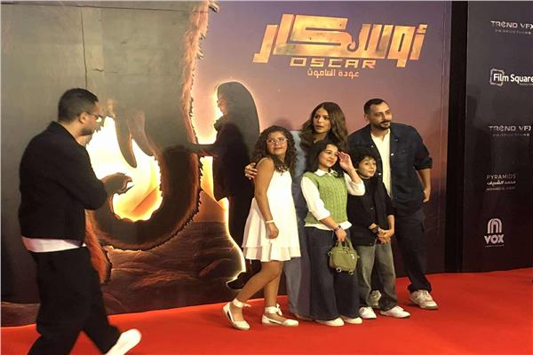 هنادي مهنا أول الحاضرين في عرض فيلم «أوسكار - عودة الماموث»