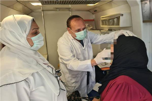 جانب من القوافل الطبية