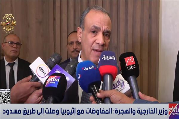 الدكتور بدر عبد العاطي وزير الخارجية والهجرة