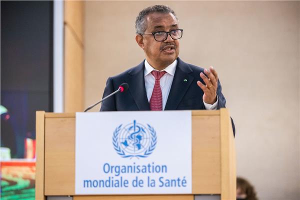 مدير منظمة الصحة العالمية تيدروس أدهانوم جيبريسوس