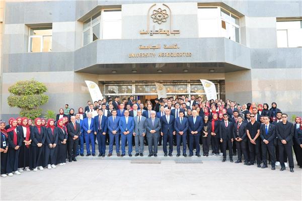 جامعة حلوان احتفالية لتكريم الدكتور خالد العناني بمناسبة انتخابه من قبل المجلس التنفيذي لليونسكو