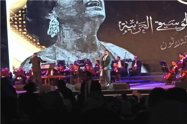 محمد حسن في حفل مهرجان الموسيقى العربية