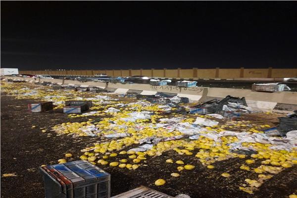 حادث تصادم على الطريق الدائري