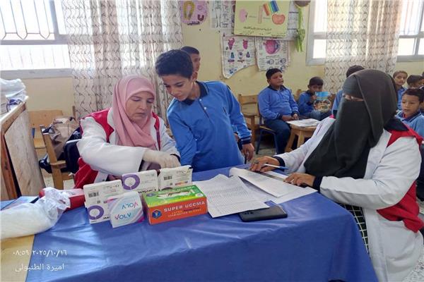 جانب من مبادرة الكشف عن أمراض سوء التغذية