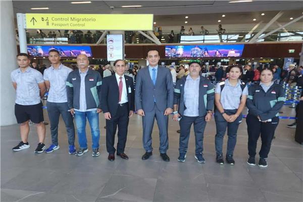 بعثة منتخب مصر للدراجات 