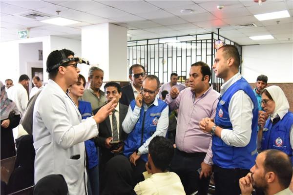 نائب وزير الصحة يتفقد مستشفى ووحدة طب أسرة بئر العبد بشمال سيناء