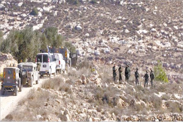 انتشار لجنود إسرائيليين فى قرية بالضفة الغربية المحتلة