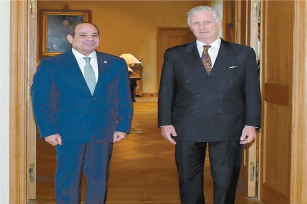 الرئيس عبد الفتاح السيسي و الملك فيليب